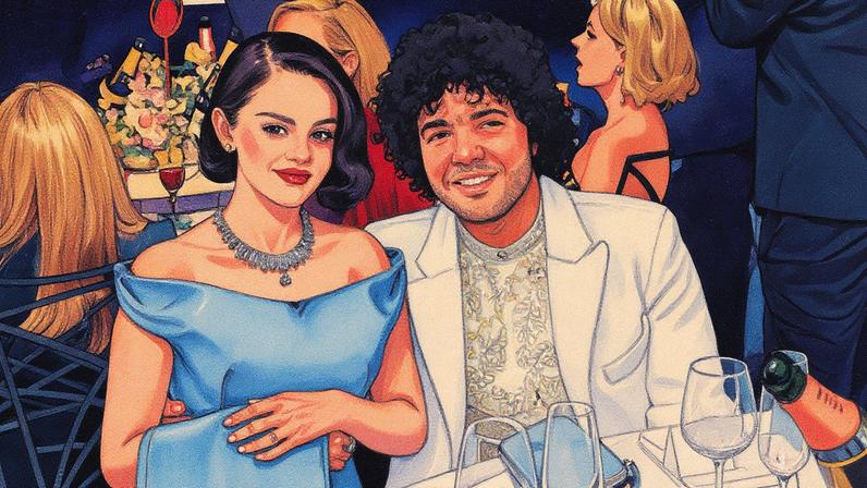 Noivado revelado após mais de um ano de relacionamento (Foto: Reprodução)