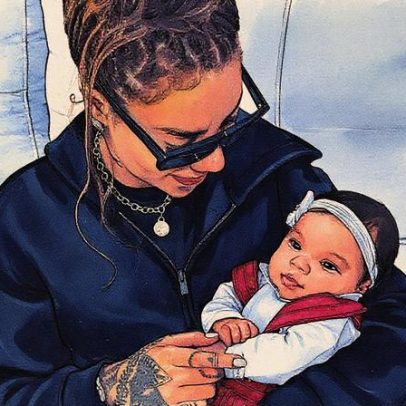 Ludmilla publica fotos com Zuri e fãs elogiam semelhança entre mãe e filha