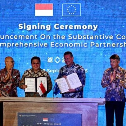 Indonésia e União Europeia avançam em acordo de livre comércio após tarifas de Trump