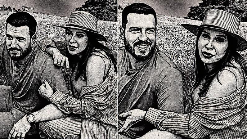 Thiago Nigro e Maíra Cardi discutem o nome da filha em uma conversa (Foto: Reprodução)