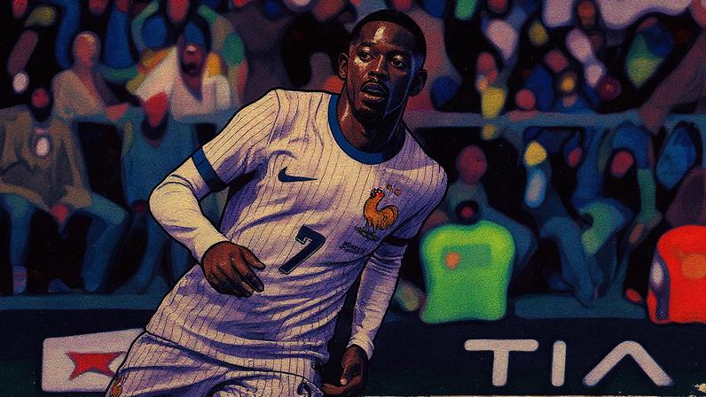 Ousmane Dembélé em ação durante partida das Eliminatórias para a Copa de 2026 (Foto: Reprodução)