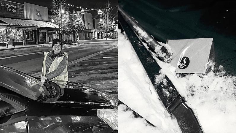 Mãe deixa objetos em carros estacionados em bares após a morte do filho em acidente com motorista bêbado (Foto: Reprodução)