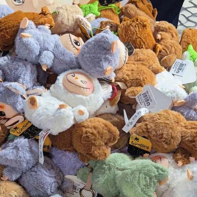 Labubus fazem sucesso e são vendidos a R$ 20 na Central do Brasil