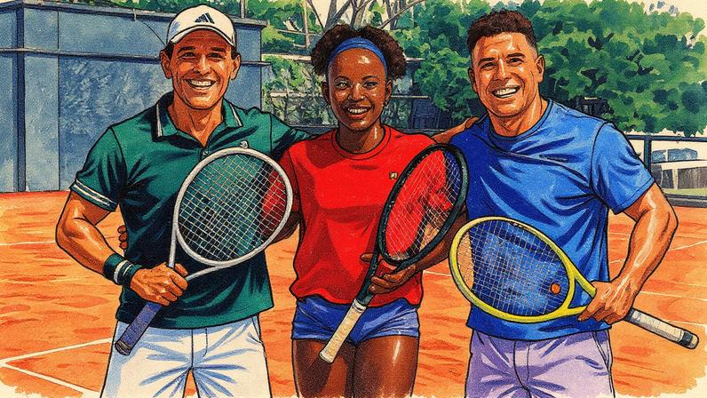 Rodrigo Santoro, Victoria Barros e Ronaldo Fenômeno posam juntos para foto (Foto: Reprodução)