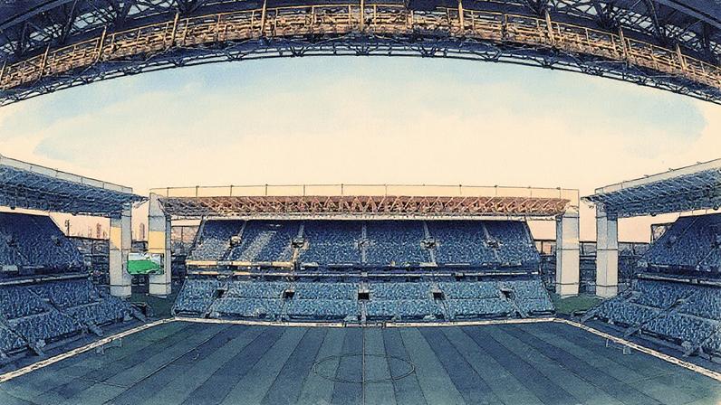 Arena Pantanal antes do jogo entre Chile e Bolívia pela Copa América 2021 (Foto: Reprodução)