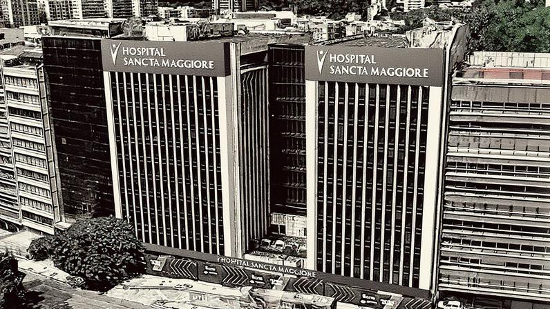 Fachada do Hospital Sancta Maggiore Mônaco, que a Prevent Senior planeja abrir em Botafogo (Foto: Reprodução)