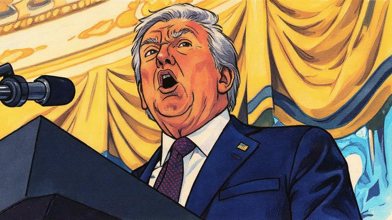 Presidente dos Estados Unidos, Donald Trump, em evento público (Foto: Reprodução)