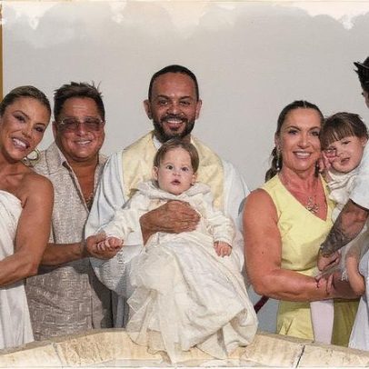 Virginia e Zé Felipe celebram batizado do filho José Leonardo antes da festa de 1 ano