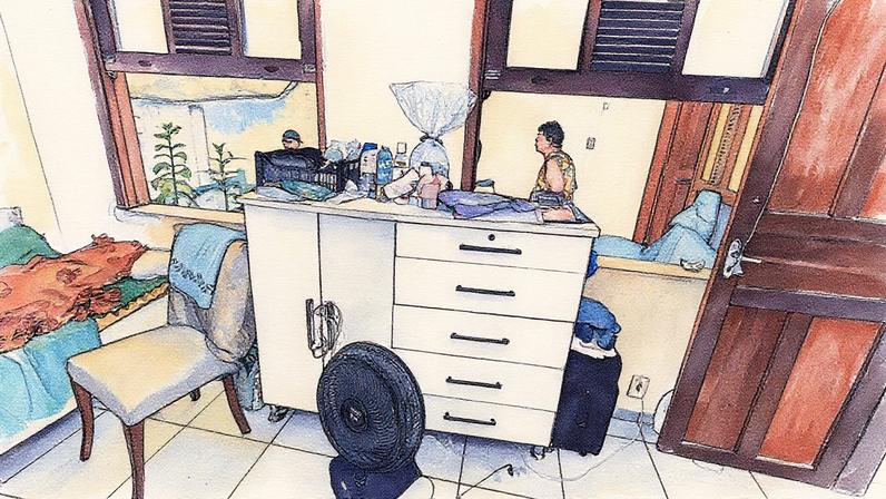 Asilo clandestino abrigava 11 idosos em condições precárias (Foto: Reprodução)