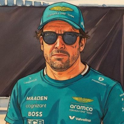 Fernando Alonso aparece dirigindo Ferrari clássica dos anos 90 em vídeo