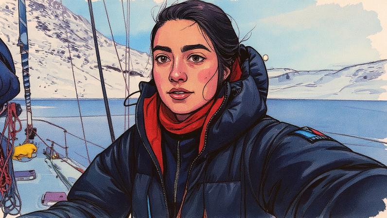 Tamara Klink atravessou o Oceano Atlântico sozinha, destacando-se em uma jornada de autoconhecimento e liderança (Foto: Reprodução)