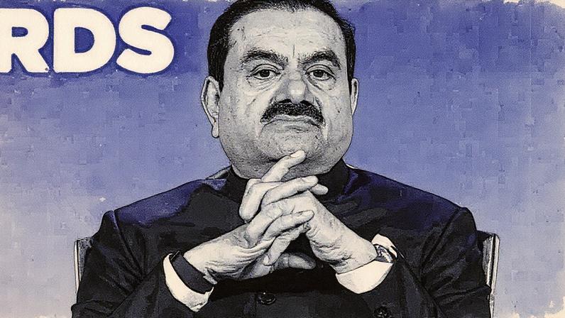 Bilionário indiano Gautam Adani participa da 51ª edição do Prêmio de Joias e Gemas em Jaipur, Índia (Foto: Reprodução)