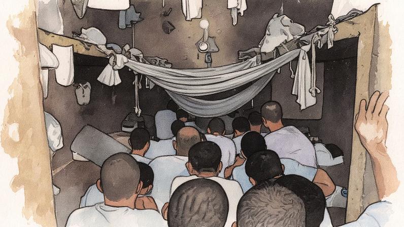 Superlotação no Complexo Penitenciário da Papuda, conforme relatório de novembro de 2024 (Foto: Reprodução)