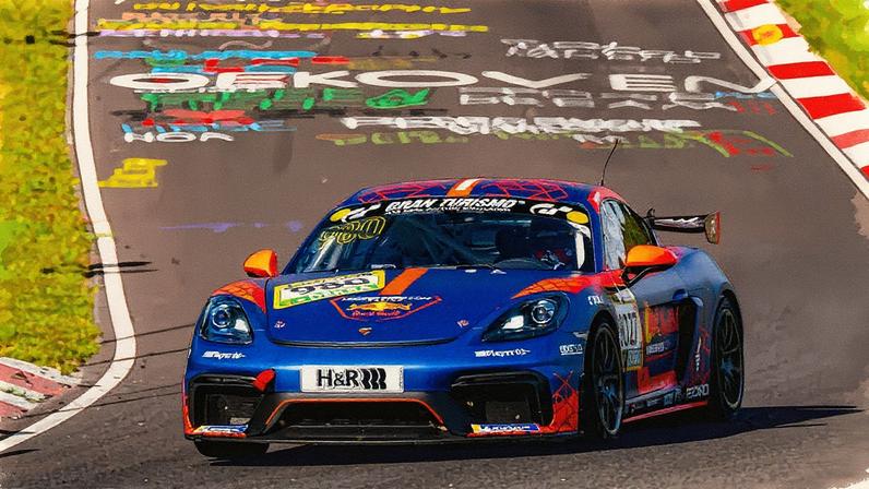 Max Verstappen compete em uma corrida de endurance no Nurburgring (Foto: Reprodução)