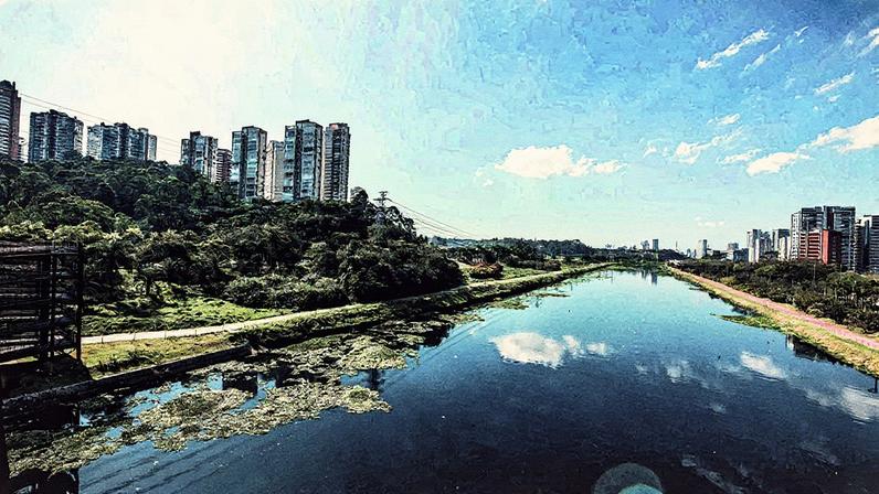 Fundação destaca a necessidade de ações integradas além do saneamento básico para a recuperação do maior rio paulista (Foto: Reprodução)