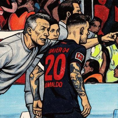 Bayer Leverkusen supera Eintracht Frankfurt com dois expulsos na estreia do técnico