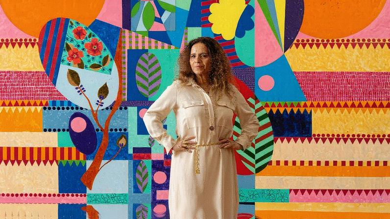 Exposição inédita de Beatriz Milhazes na Casa Roberto Marinho (Foto: Reprodução)