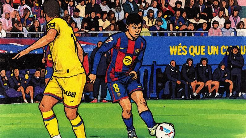 Jogador faz um passe durante partida contra o Getafe (Foto: Reprodução)