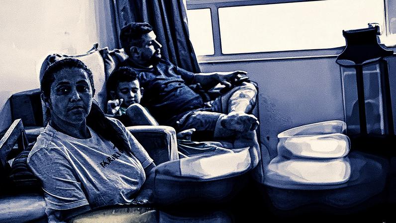 Família da autônoma Adriana Oliveira controla os gastos (Foto: Reprodução)