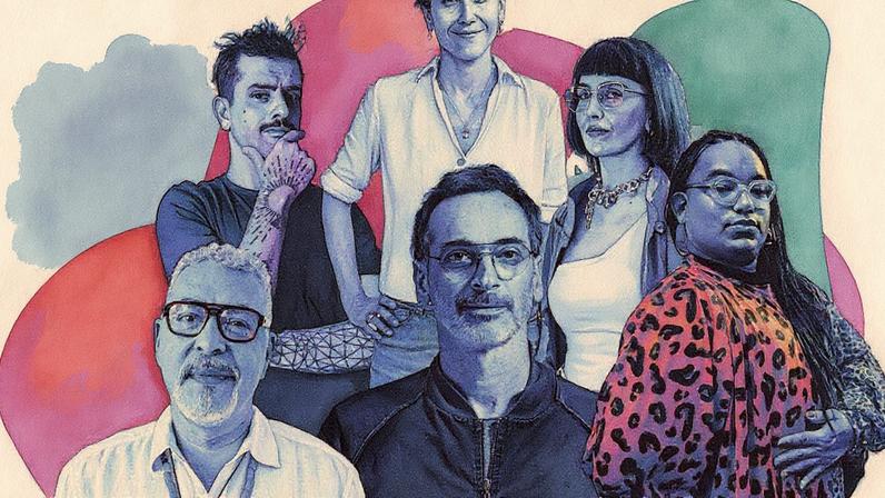 Artistas contemporâneos exploram as relações entre natureza, tecnologia e humanidade em uma colagem visual (Foto: Reprodução)