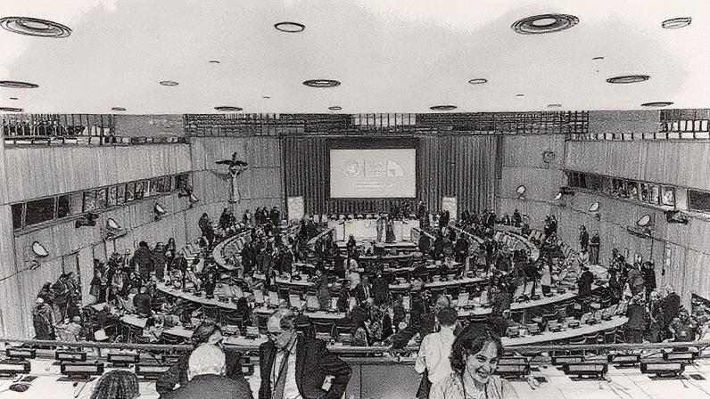 Reunião de Alto Nível para entrega das NDCs na sede das Nações Unidas, em Nova York (Foto: Reprodução)