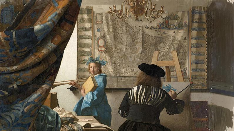 An expert in 17th-century Dutch art has questioned whether this work really is Vermeer’s The Art of Painting Kunsthistorisches Museum, Vienna