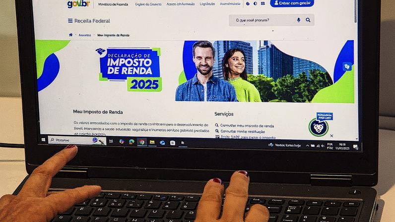 Página da Receita Federal sobre o Imposto de Renda (Foto: Reprodução)