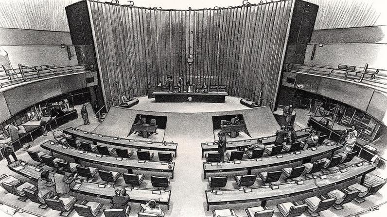 Plenário do Senado vazio em dia de votação (Foto: Reprodução)