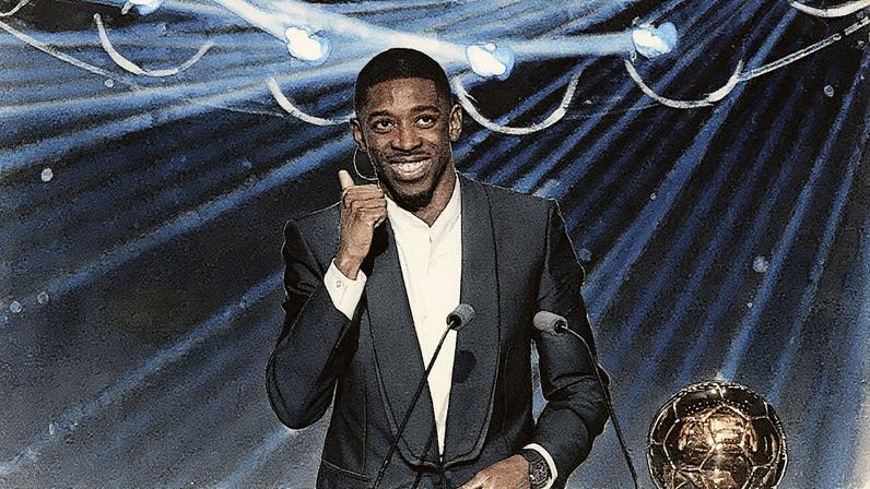 Ousmane Dembélé, jogador do PSG, é o vencedor do Balão de Ouro 2025 (Foto: Reprodução)