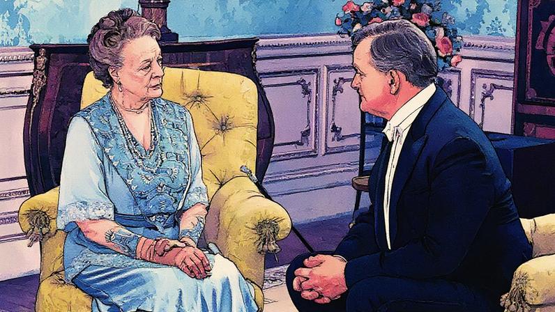 Dame Maggie Smith e Hugh Bonneville em cena da série "Downton Abbey" (Foto: Reprodução)