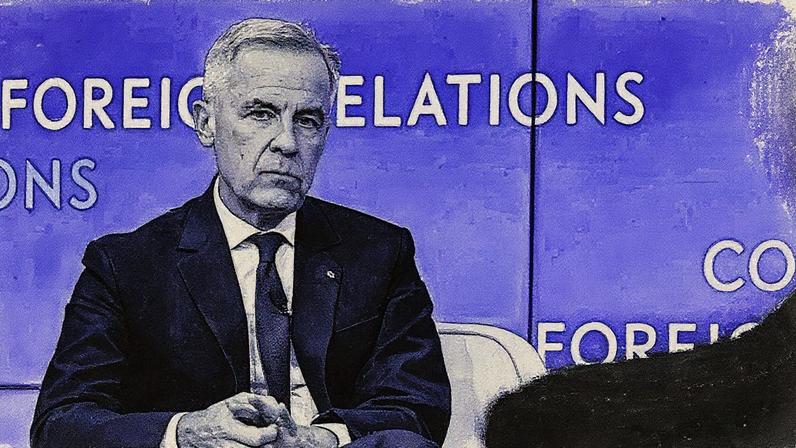 Primeiro-ministro Mark Carney fala sobre mudanças de visto para trabalhadores qualificados nos Estados Unidos durante evento em Nova York (Foto: Reprodução)