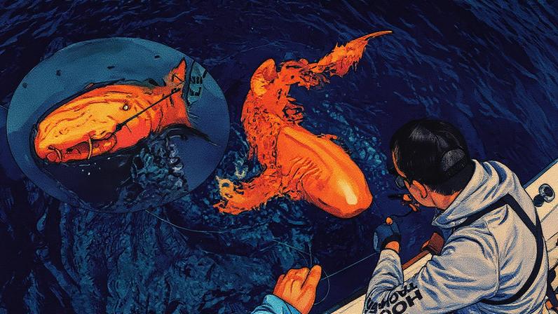 Tubarão foi visto na Costa Rica (Foto: Reprodução)