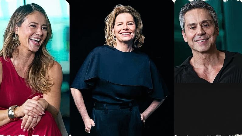 Paolla Oliveira, Débora Bloch, Alexandre Nero e Taís Araújo posam para a foto (Foto: Reprodução)