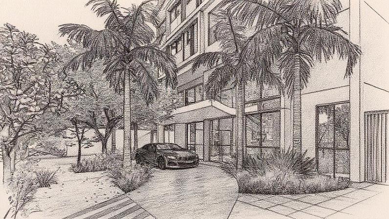 Perspectiva artística do primeiro empreendimento da Naara (Foto: Reprodução)