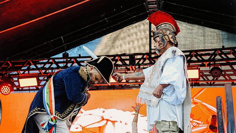 Grupo Cacique de Ramos se apresenta no encerramento do evento (Foto: Reprodução)