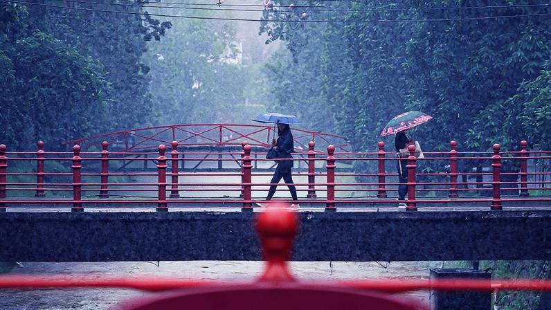 Chuva em Petrópolis (Foto: Reprodução)