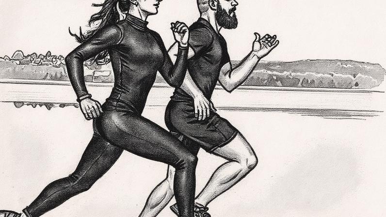 Grupo de corredores participa de uma competição em uma pista (Foto: Reprodução)