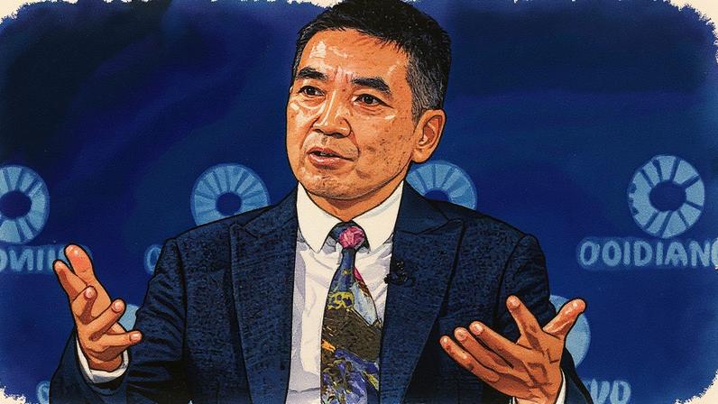 Eric Yuan, CEO da Zoom, discute como a inteligência artificial pode possibilitar uma semana de trabalho de três dias ao automatizar tarefas repetitivas (Foto: Reprodução)