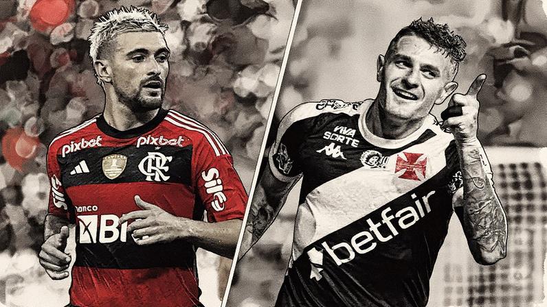 Flamengo e Vasco se enfrentam em partida de futebol neste domingo (Foto: Reprodução)