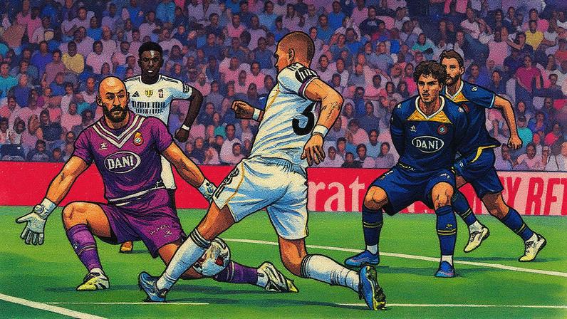 Franco Mastantuono em partida contra o Real Madrid (Foto: Reprodução)