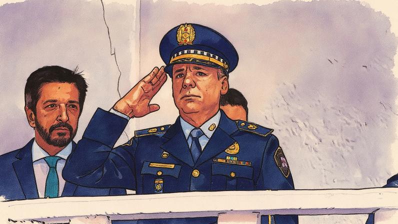 Eliazer Rodella, ex-comandante da GCM, em evento público (Foto: Reprodução)