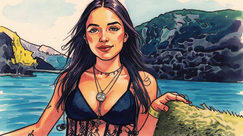 Cantora cubana Camila Guevara em uma foto publicada no Instagram (Foto: Reprodução)