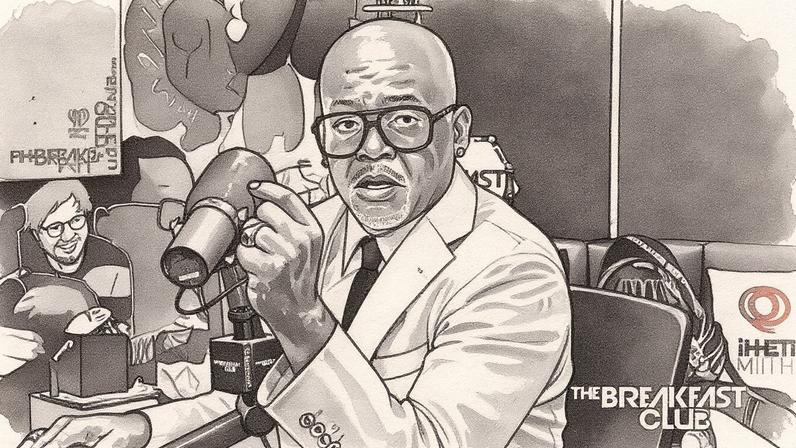 Dame Dash e Charlamagne Tha God debatem acaloradamente no programa 'The Breakfast Club' (Foto: Reprodução)