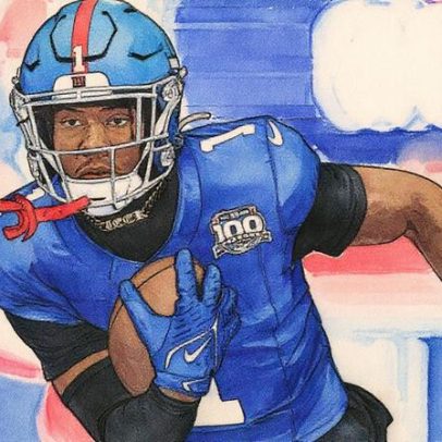 Malik Nabers iguala recorde de recepções em jogo da NFL na semana 1 de 2025