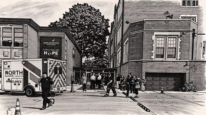 Atirador abre fogo em escola católica em Minneapolis, resultando em 20 feridos (Foto: Reprodução)