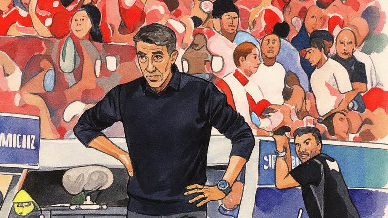 Bruno Lage deixa o comando do Benfica após a derrota para o Qarabag na Champions (Foto: Reprodução)