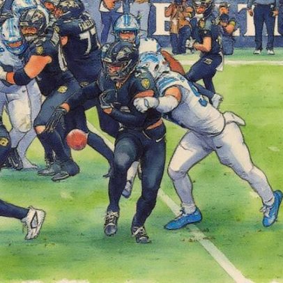 Derrick Henry lamenta fumble decisivo na derrota dos Ravens para os Lions