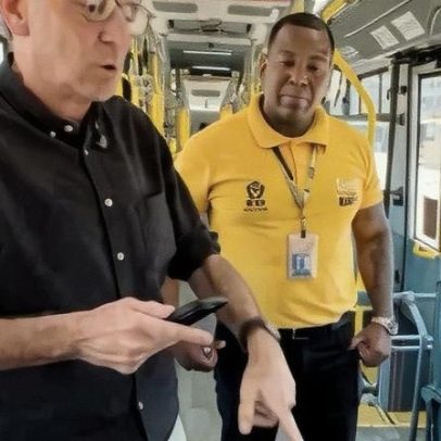 Paes critica passageiro por deixar lixo em ônibus do BRT durante ligação telefônica