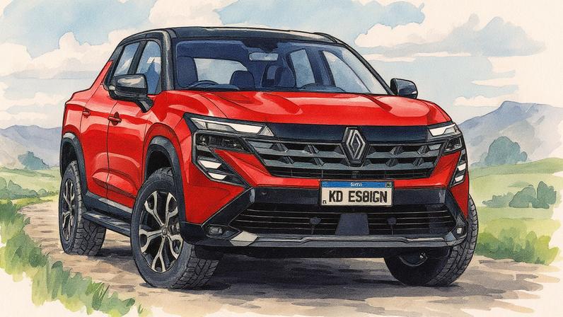 Renault Niagara será lançada em 2026 (Foto: Reprodução)