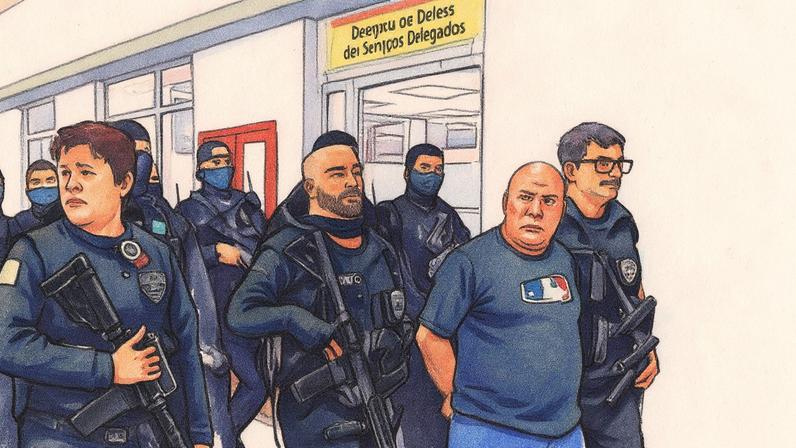 Celsinho da Vila Vintém é preso durante operação da Polícia Civil na Zona Oeste do Rio (Foto: Reprodução)